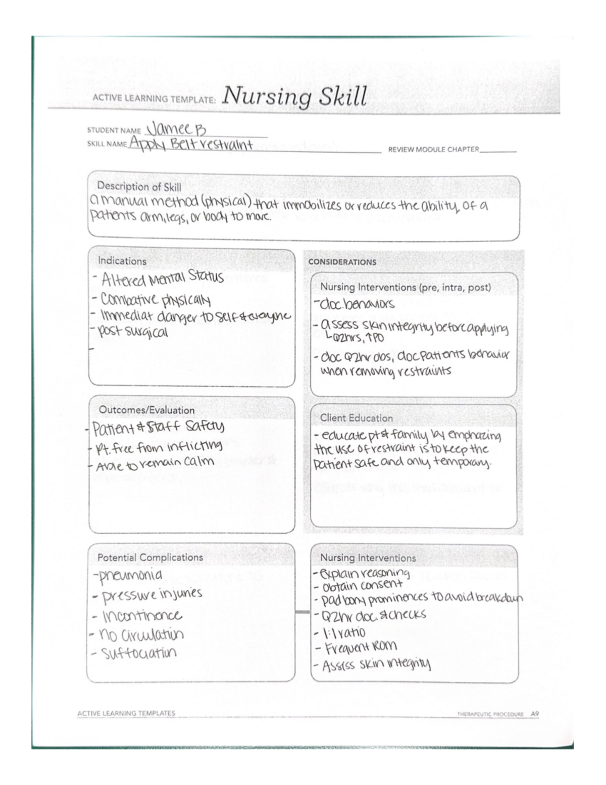 ATI CBA Proctored A bunch of ATI CBA test focused review templates