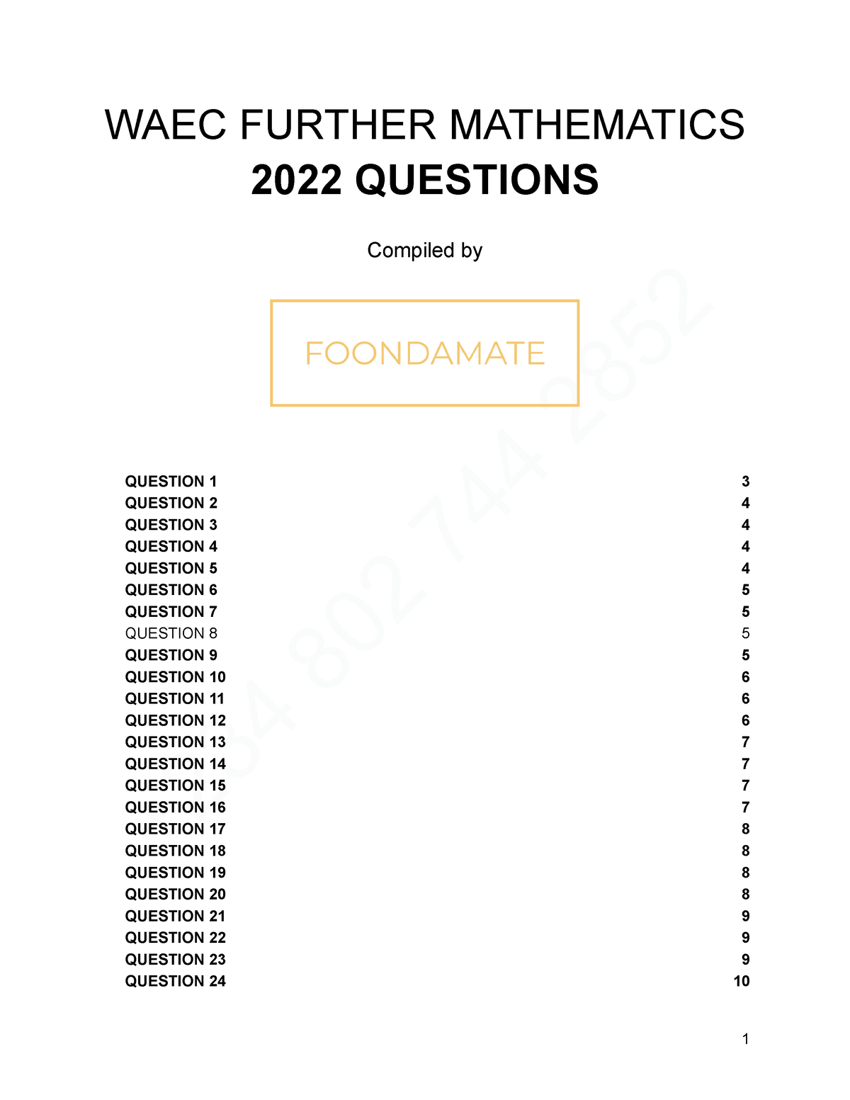 waec 2022 mathematics essay questions and answers