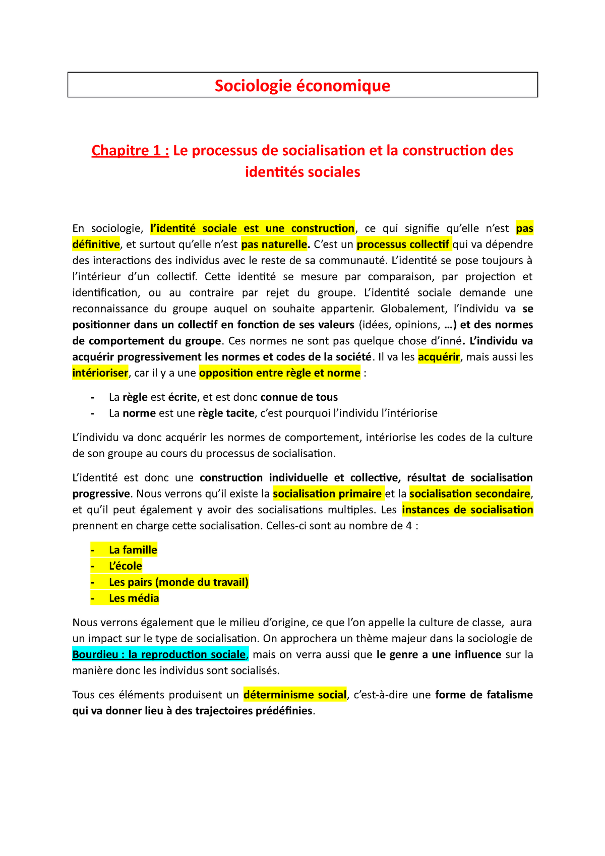 plan dissertation sociologie