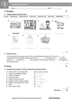 EC A2 Tests - Language Test 2A - Name ...