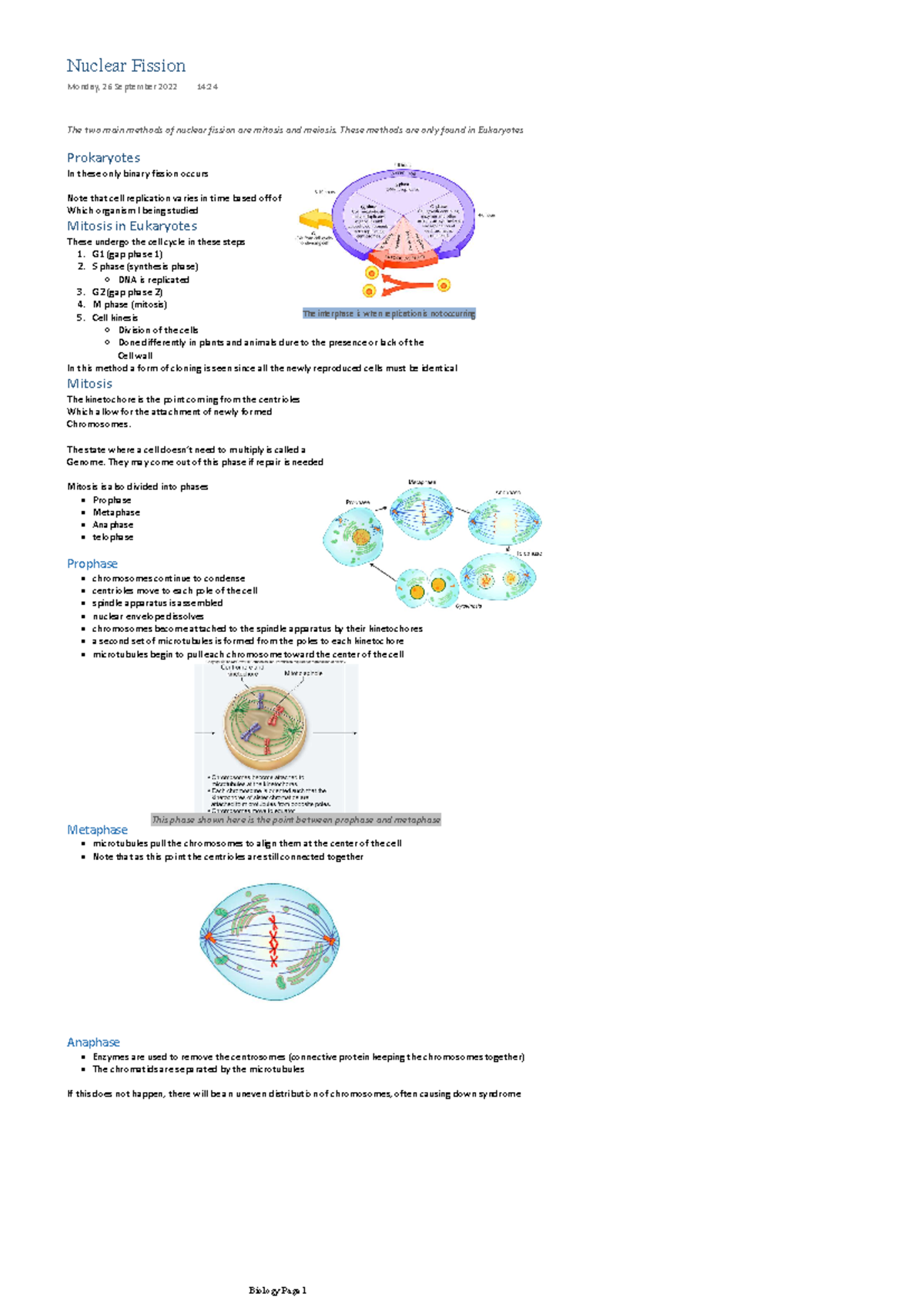 Nuclear fission - first year notes - The two main methods of nuclear ...