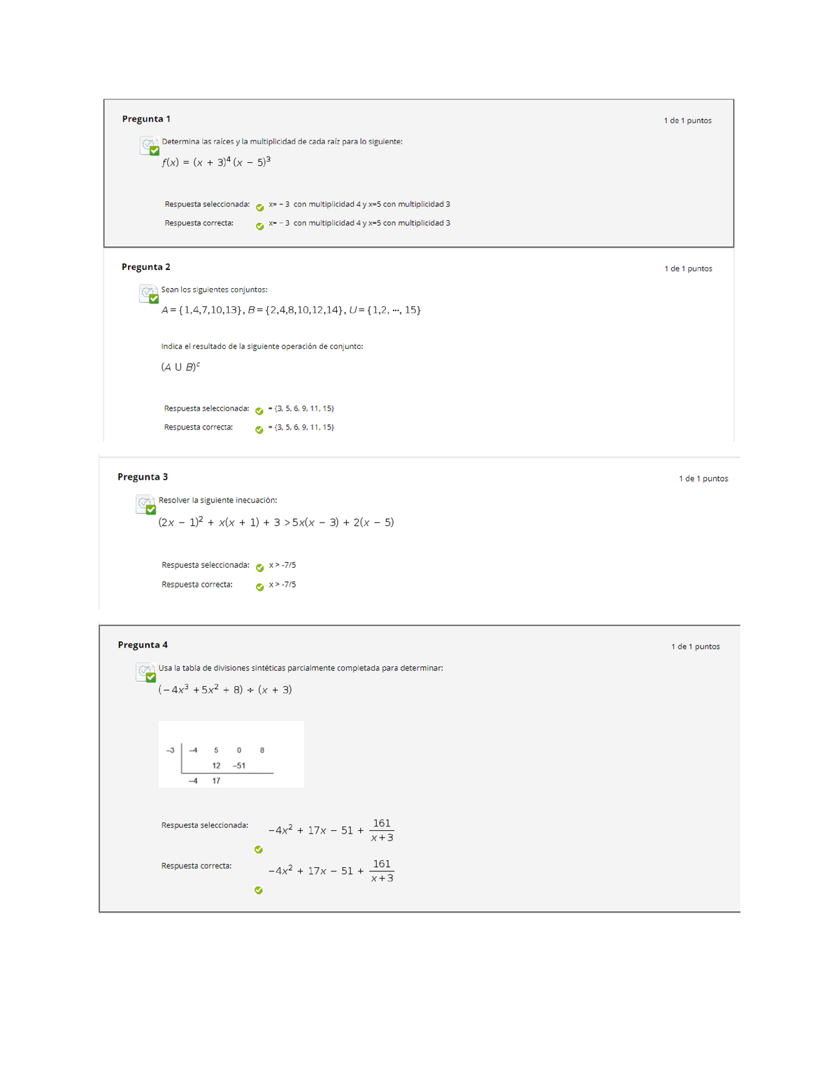 Algebra Actividad 8 Automatizada - Studocu