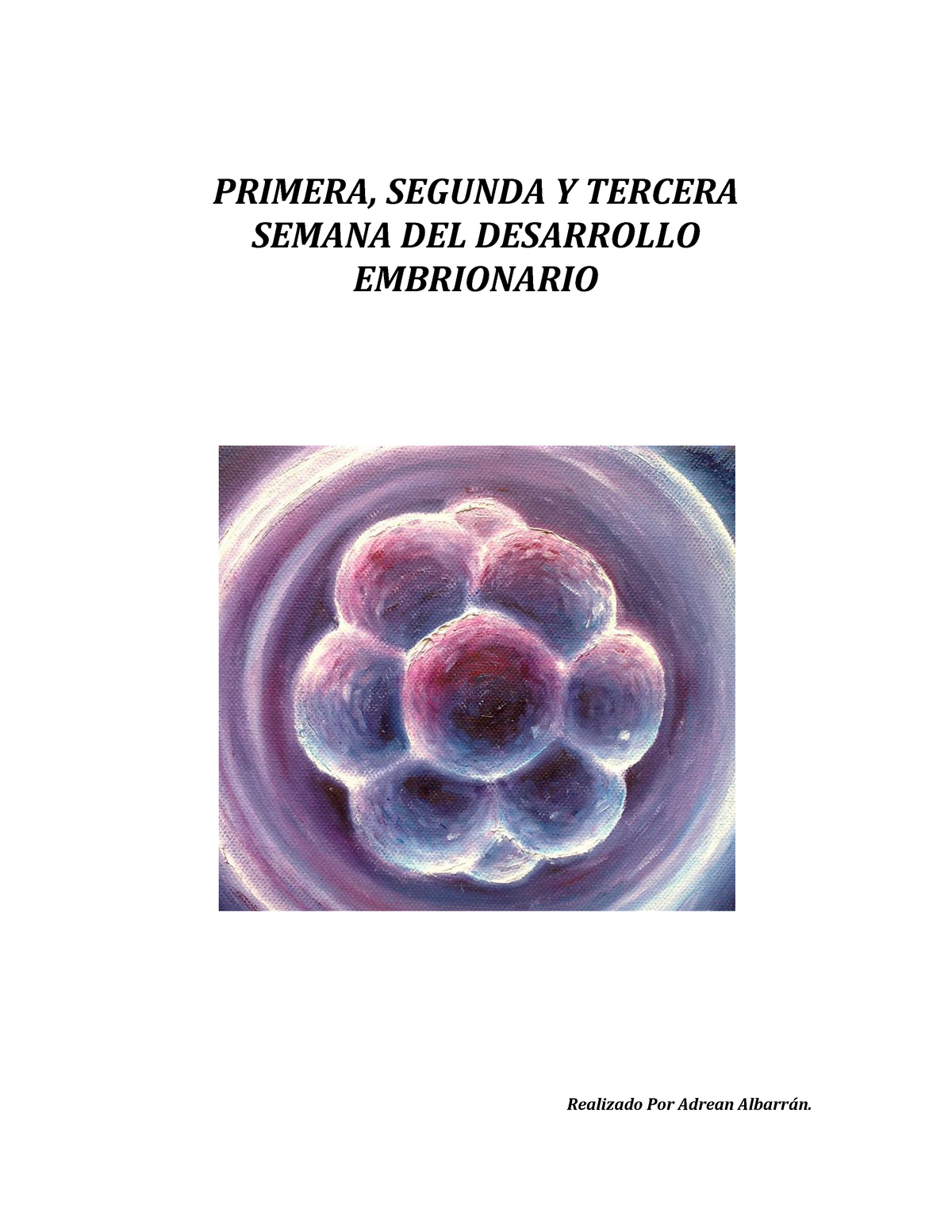 Primera Segunda Y Tercera Semana De Desarrollo Embrionario Primera Segunda Y Tercera Semana 8052