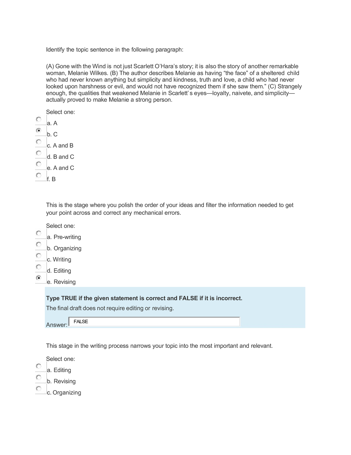 Edoc.pub Engl-112-week-1-20 - Identify The Topic Sentence In The ...