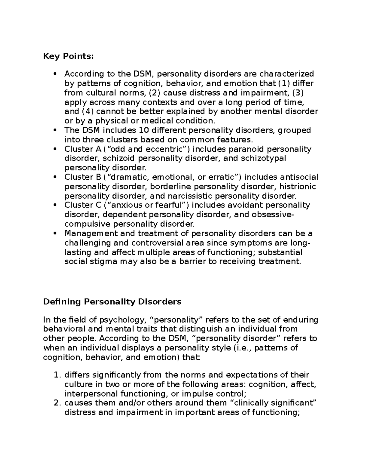 intro-to-personality-disorders-key-points-according-to-the-dsm