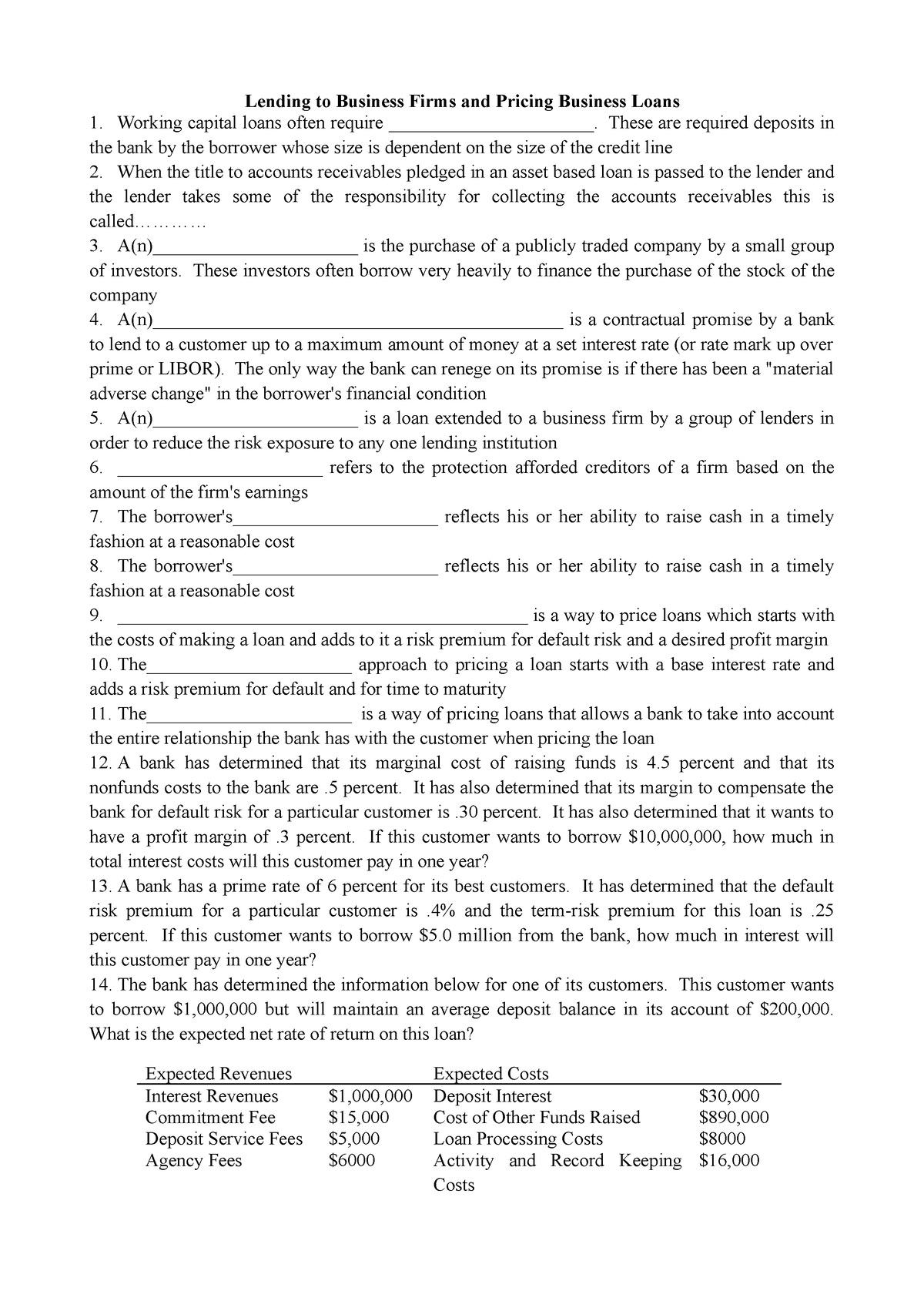 Summarize Of Chapter 2 - Final Exam Of International Finance - Lending ...