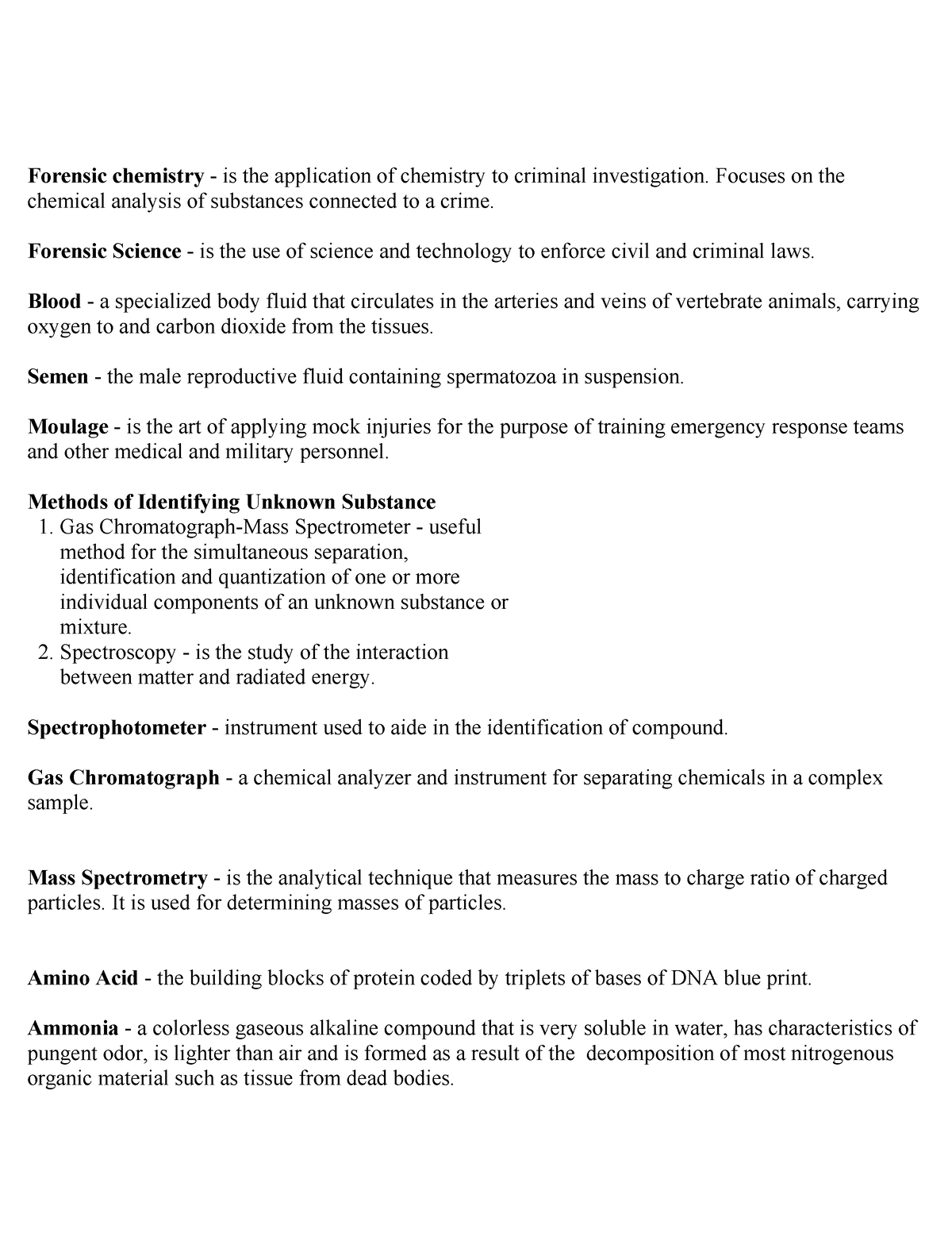 Forensic chemistry - just read - Forensic chemistry - is the ...