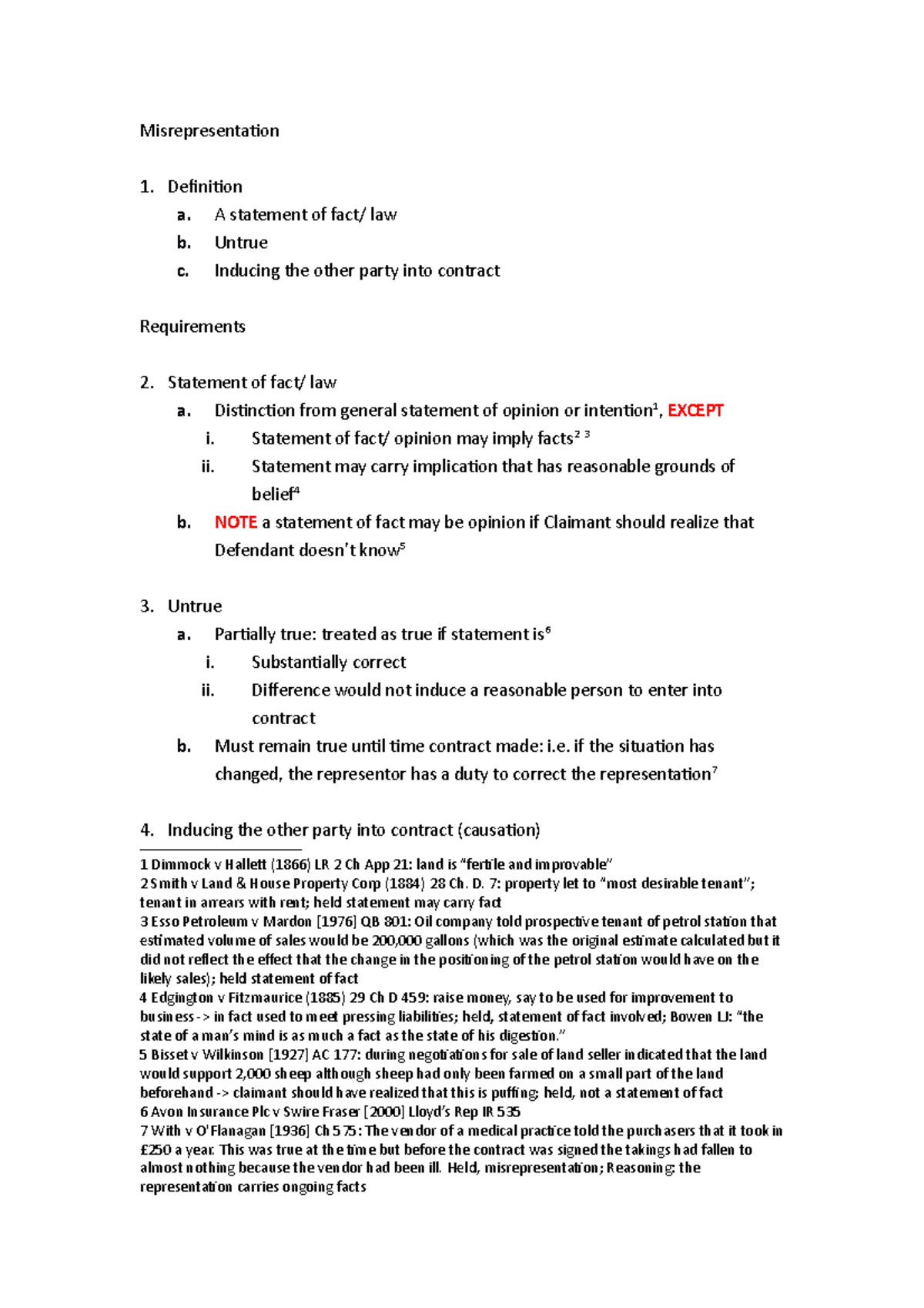 l5-misrepresentation-summary-the-law-of-contract-i-ii