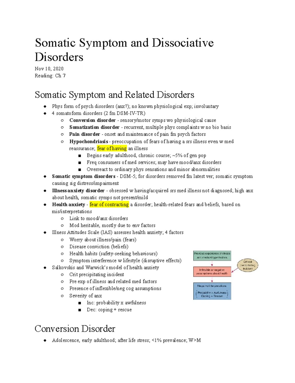 Somatic Symptom And Dissociative Disorders - Somatic Symptom And ...