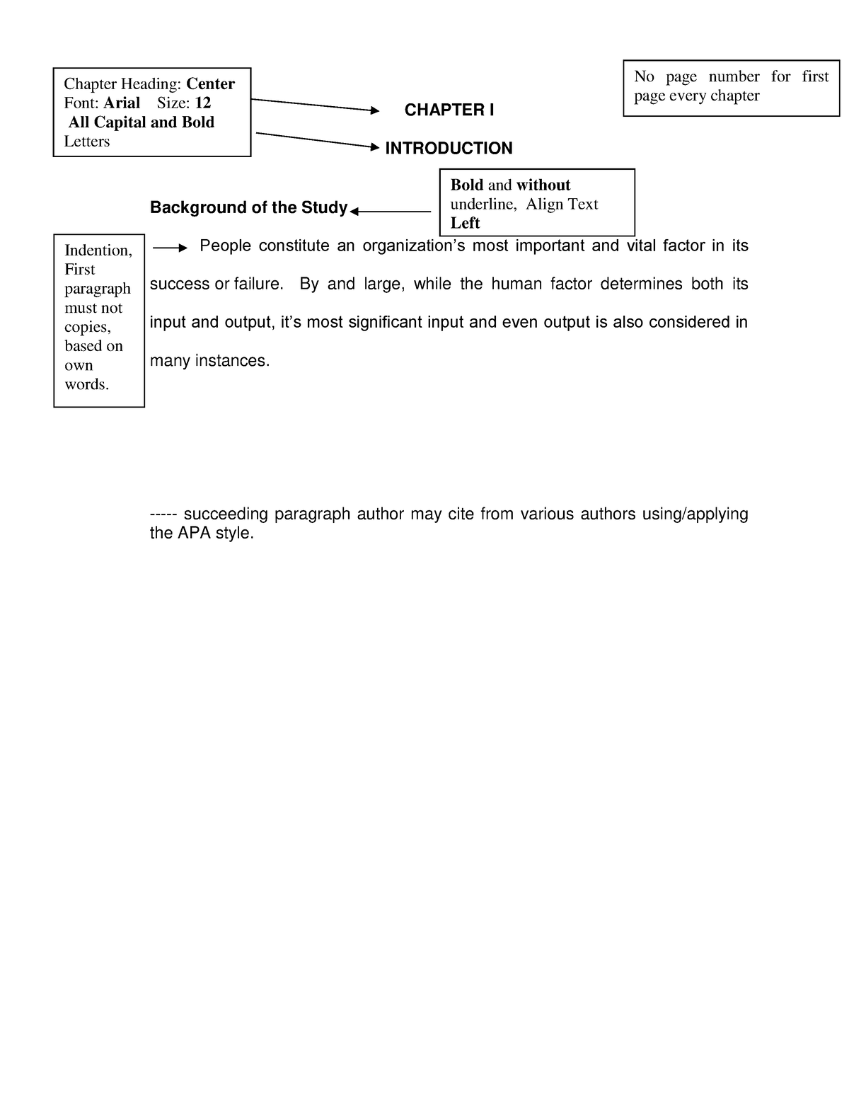 Module 5 Research Format and Outline Guide - CHAPTER I INTRODUCTION ...