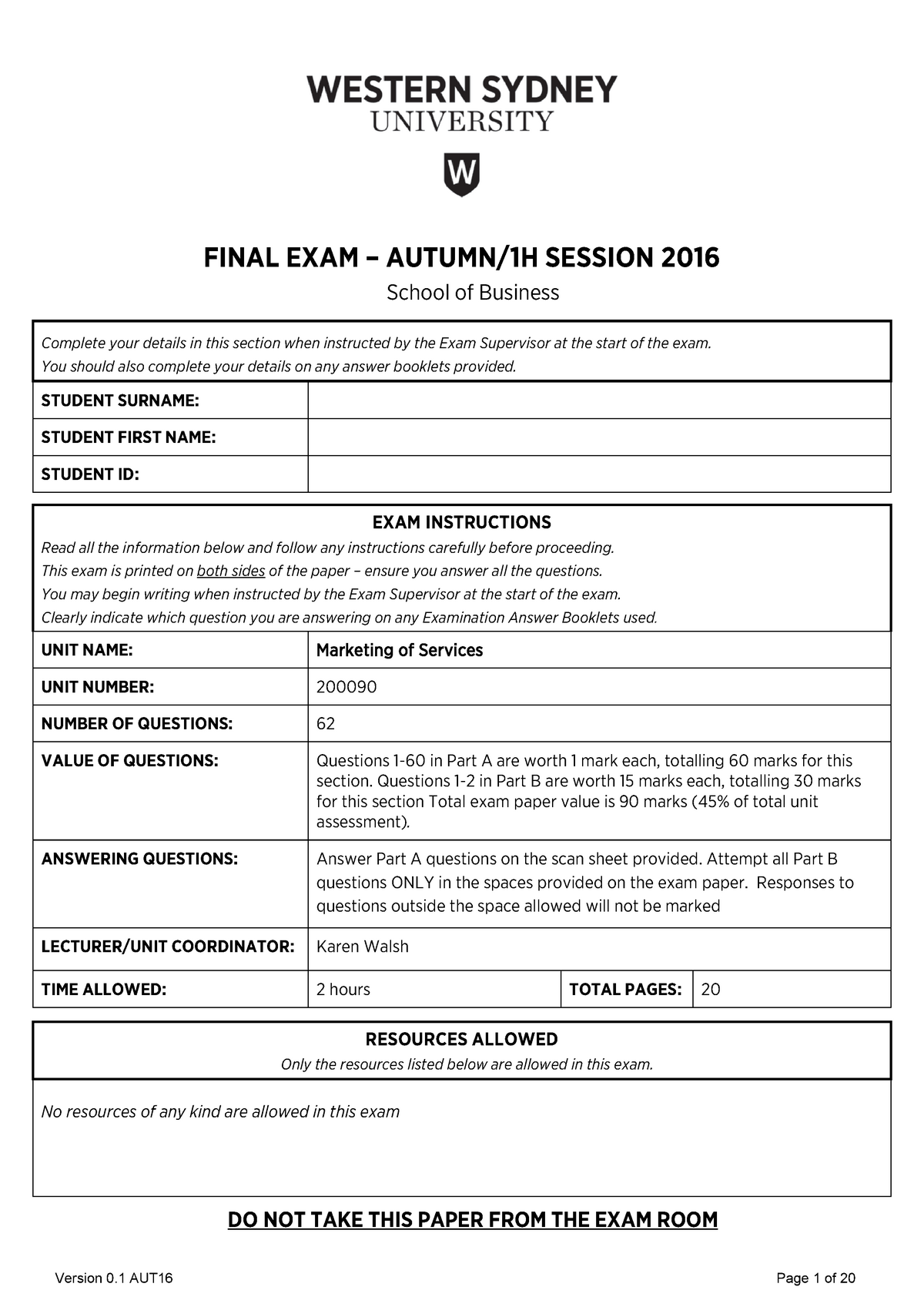 exam-2016-questions-final-exam-session-2016-school-of-business