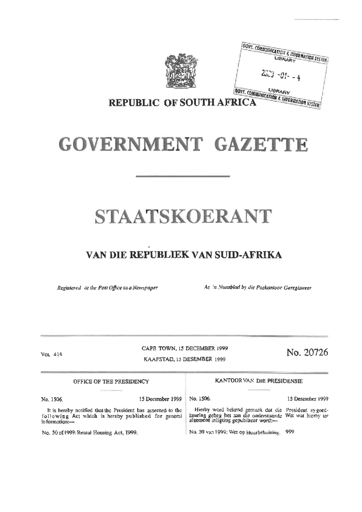 RentalHousingAct ENPD3PR Studocu