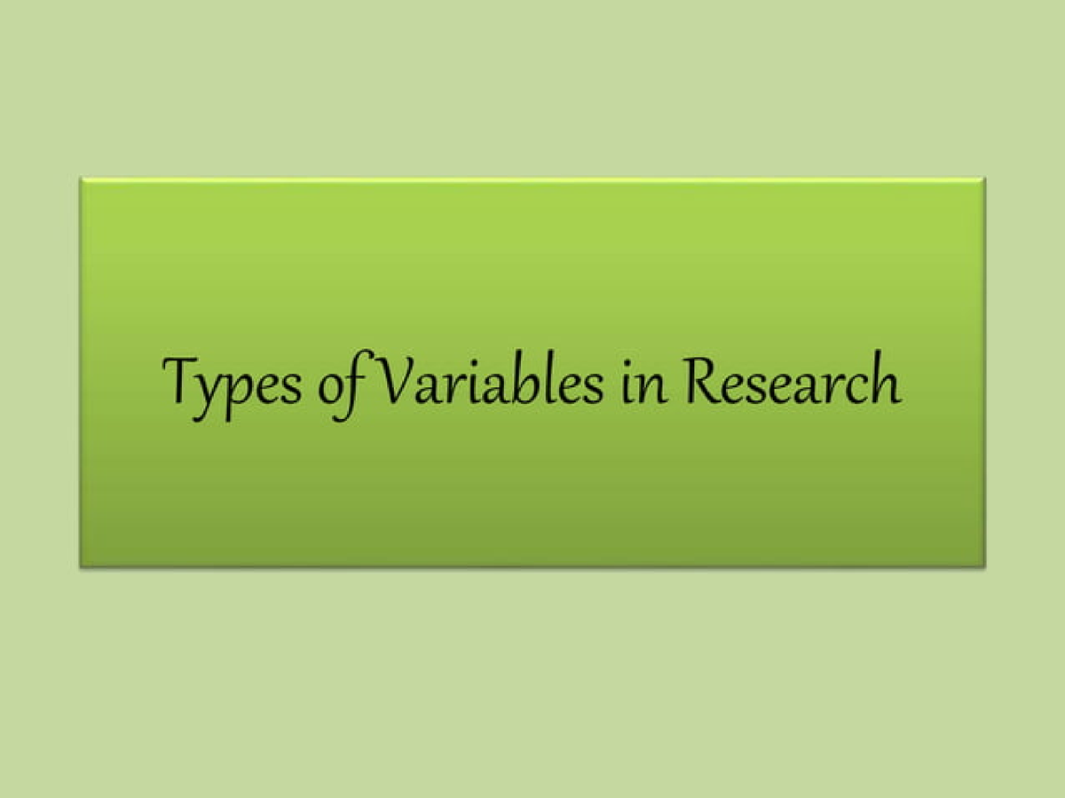 types-of-variables-in-research-social-science-research-studocu