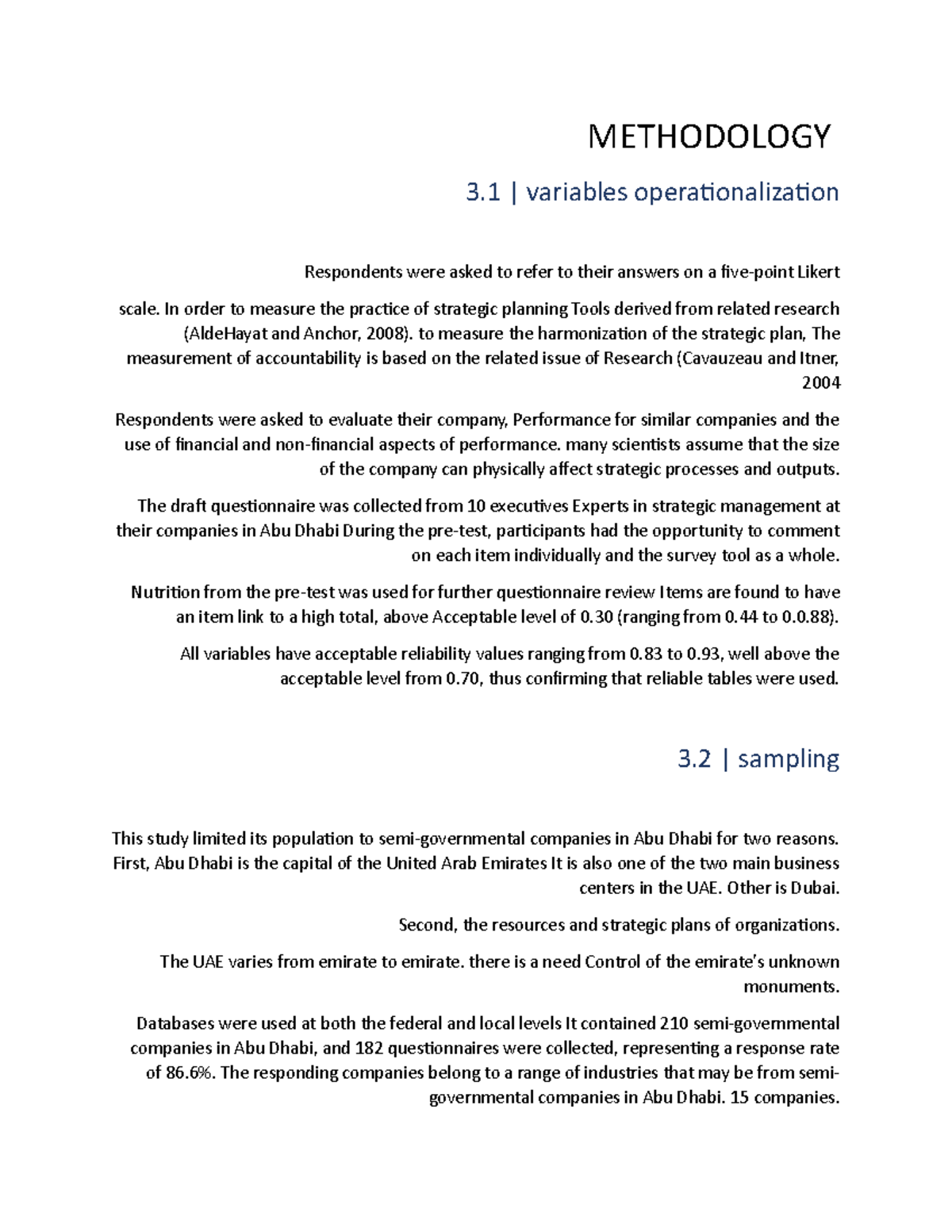 Methodology - METHODOLOGY 3 | variables operationalization Respondents ...