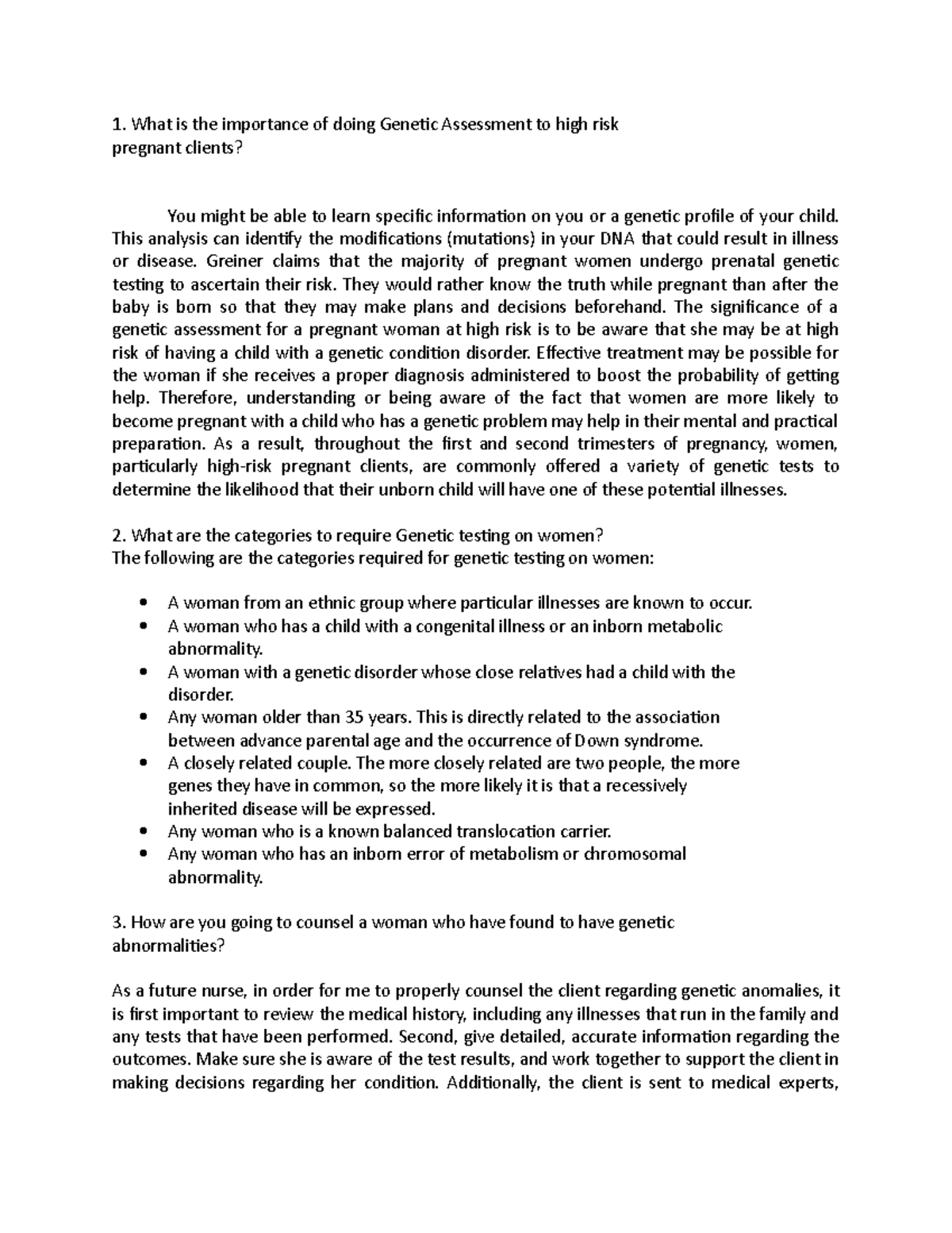 ROCA, KATE Jasminnnnn NCMA What is the importance of doing