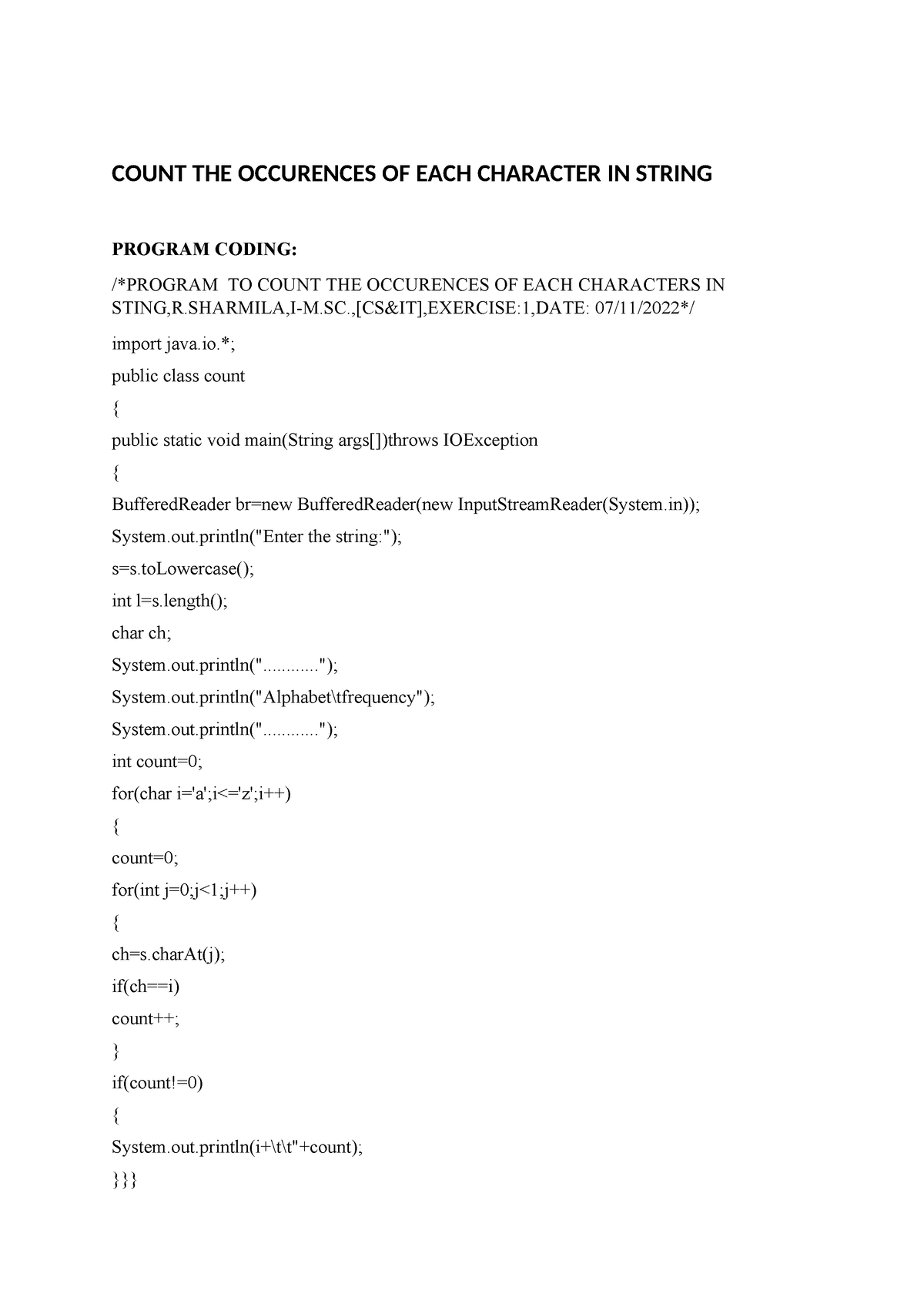 dashboard-1-tutorial-count-the-occurences-of-each-character-in