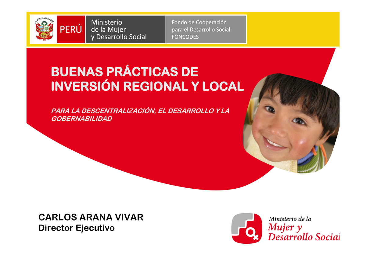 1 Foncodes - Informes - BUENAS PR¡CTICAS DE INVERSI”N REGIONAL Y LOCAL ...