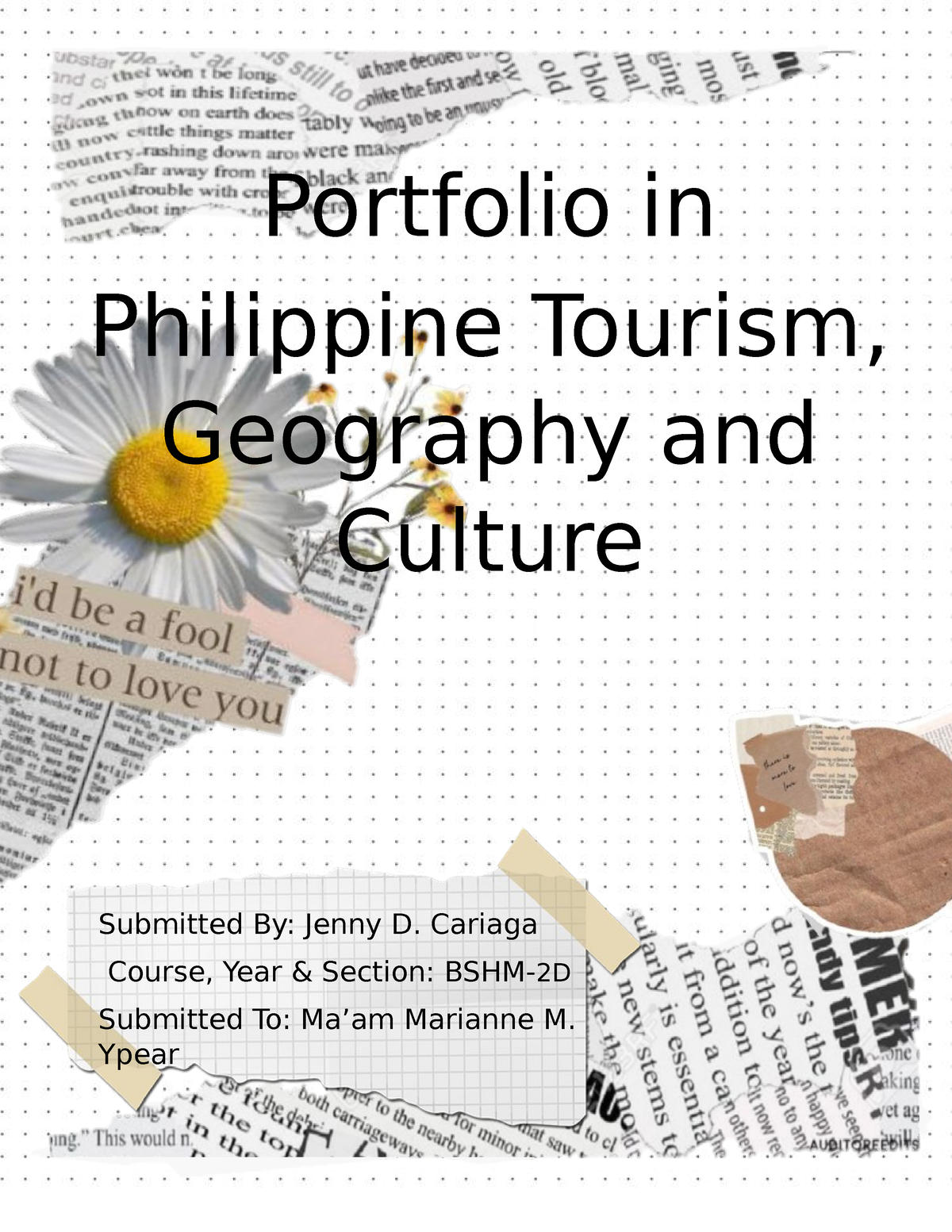 philippine tourism product portfolio