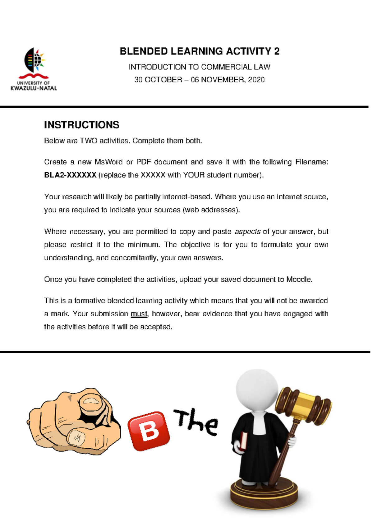Blended Learning Activity 2 - 2020 - BLENDED LEARNING ACTIVITY 2 ...