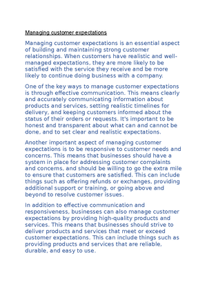 Key elements for service operations improvement - Resource management ...