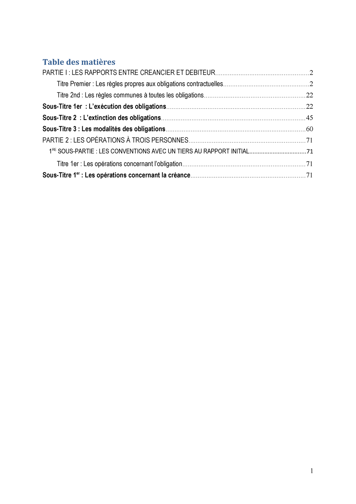 L3 Cours Regime General De L Obligation Studocu