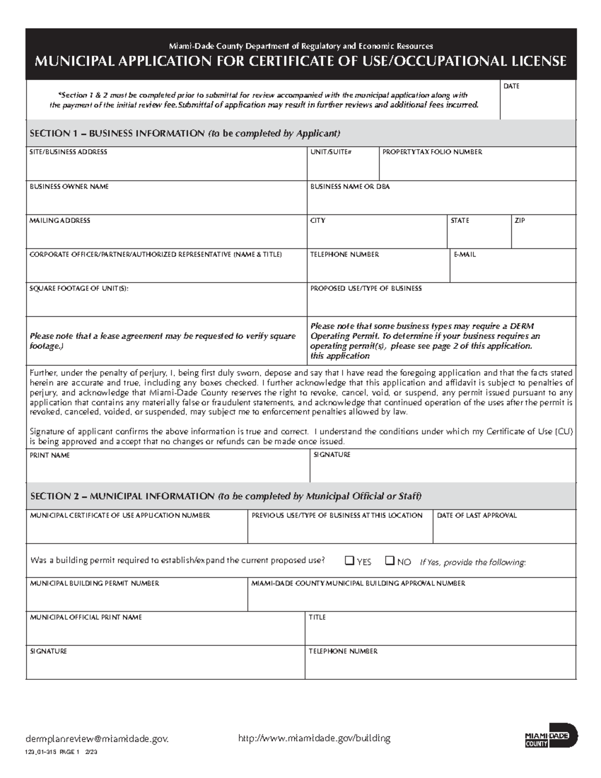 Dade County Building Permit 35 - nuykcdo