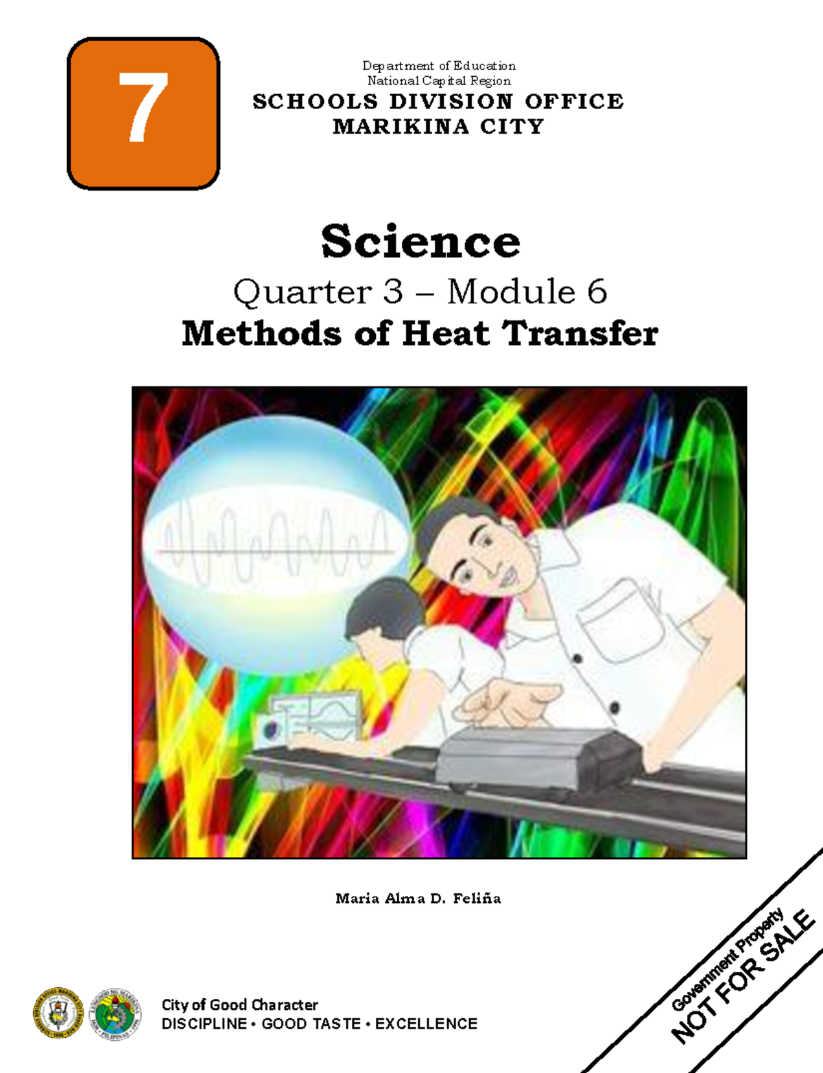 SCI7 Q3 M6 Methods Of Heat Transfer - City Of Good Character 0 Maria ...