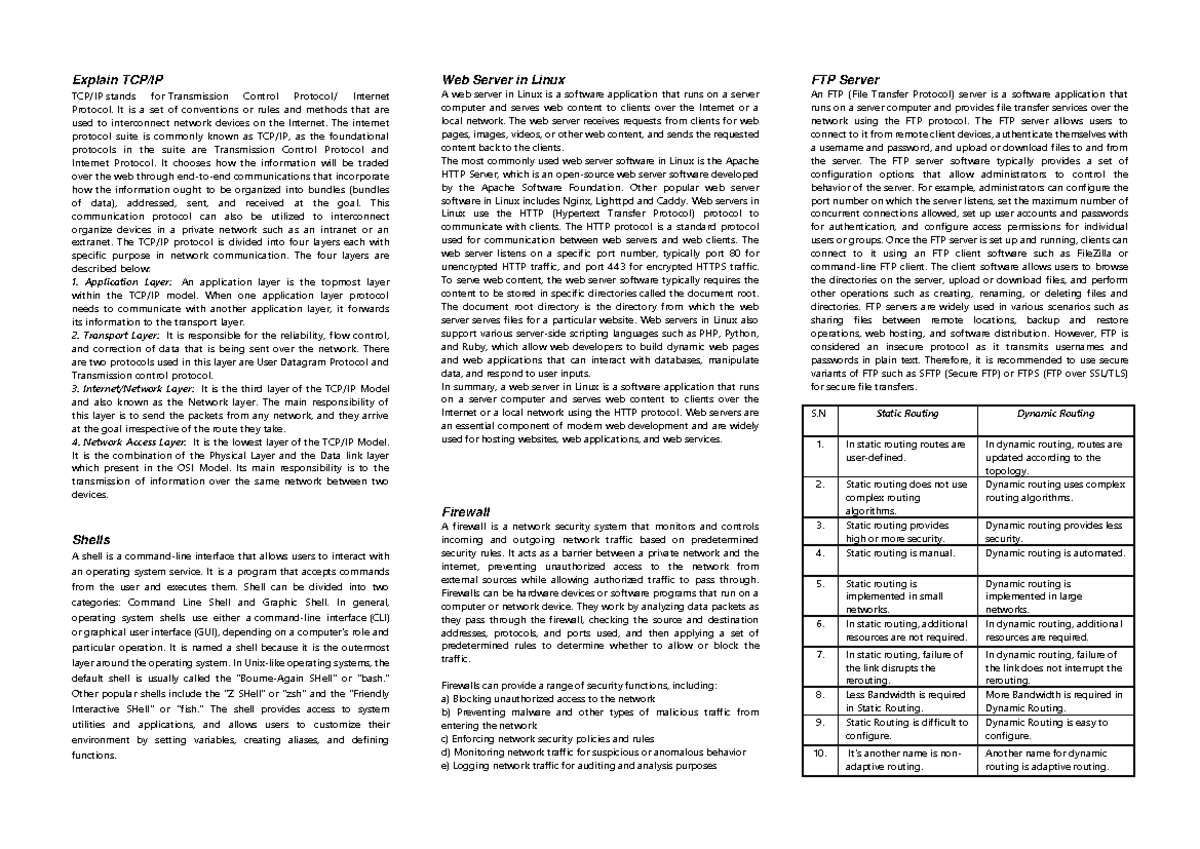 NSA 002 - This is a pdf of Network and System Administration covering ...
