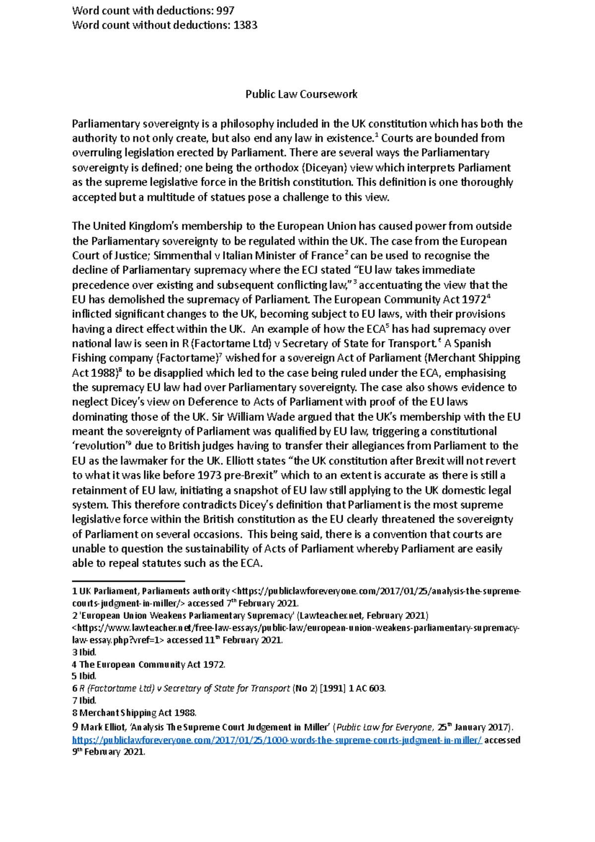 Public law coursework image