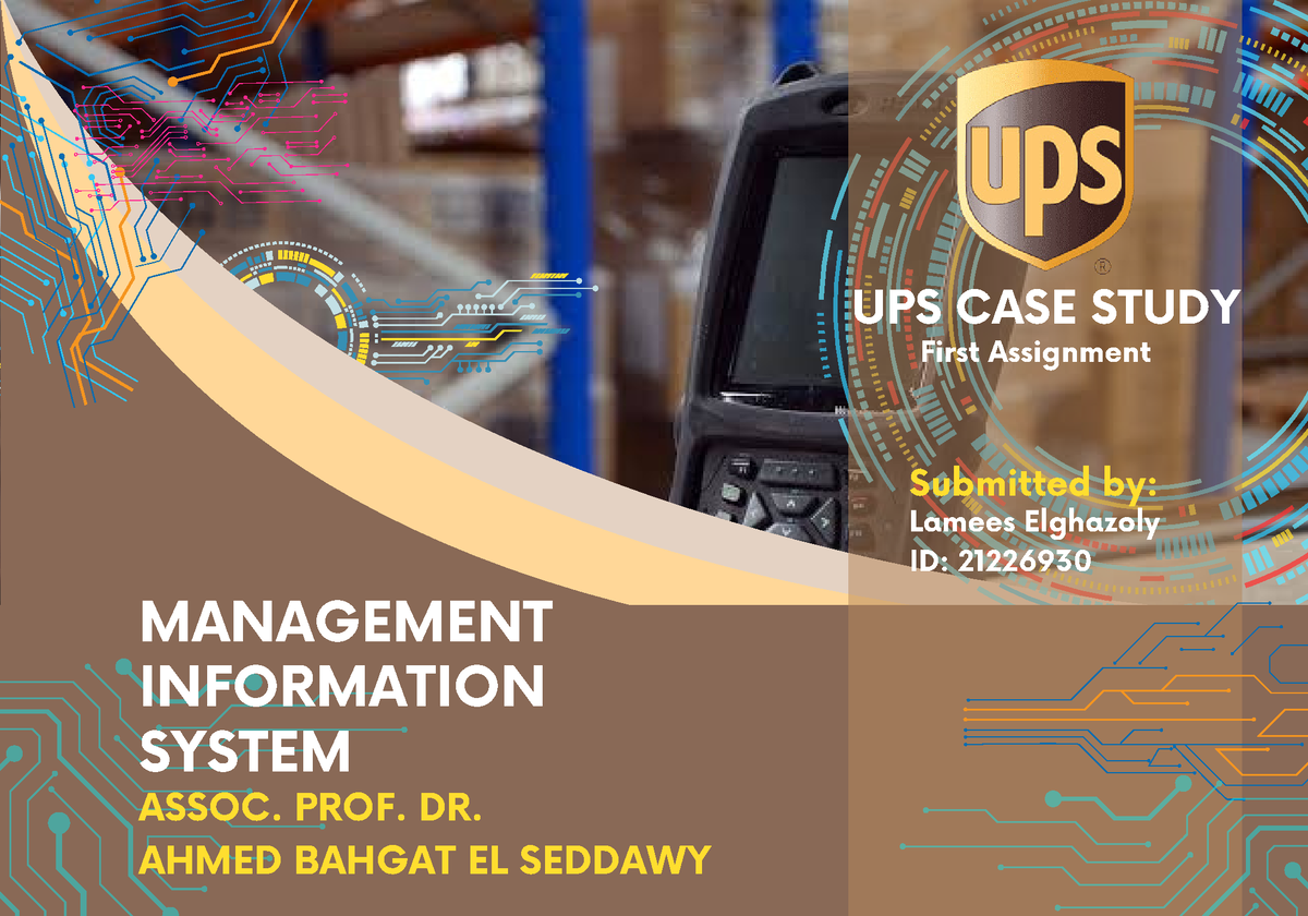 ups case study management information system