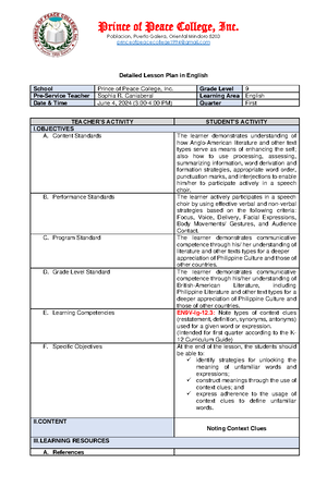 Chapter 4 - CHAPTER IV Presentation, Analysis and Interpretation This ...