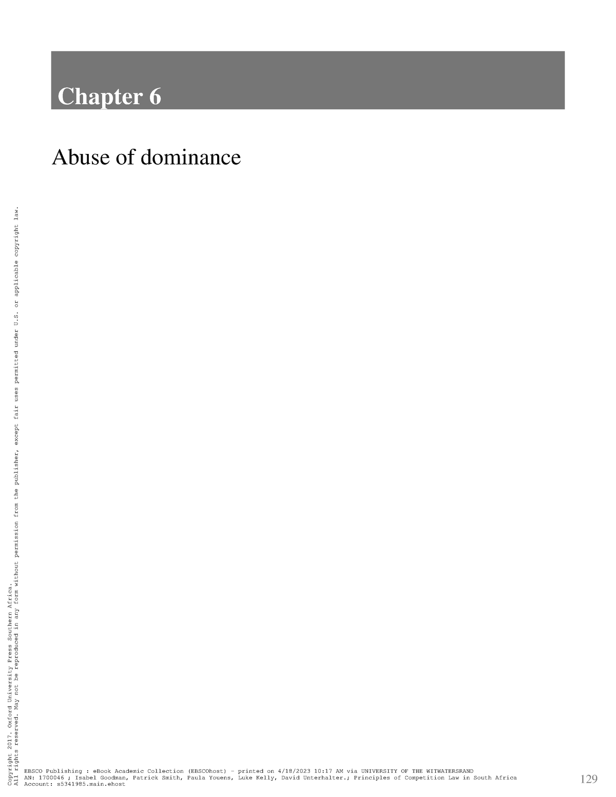 research handbook on abuse of dominance and monopolization