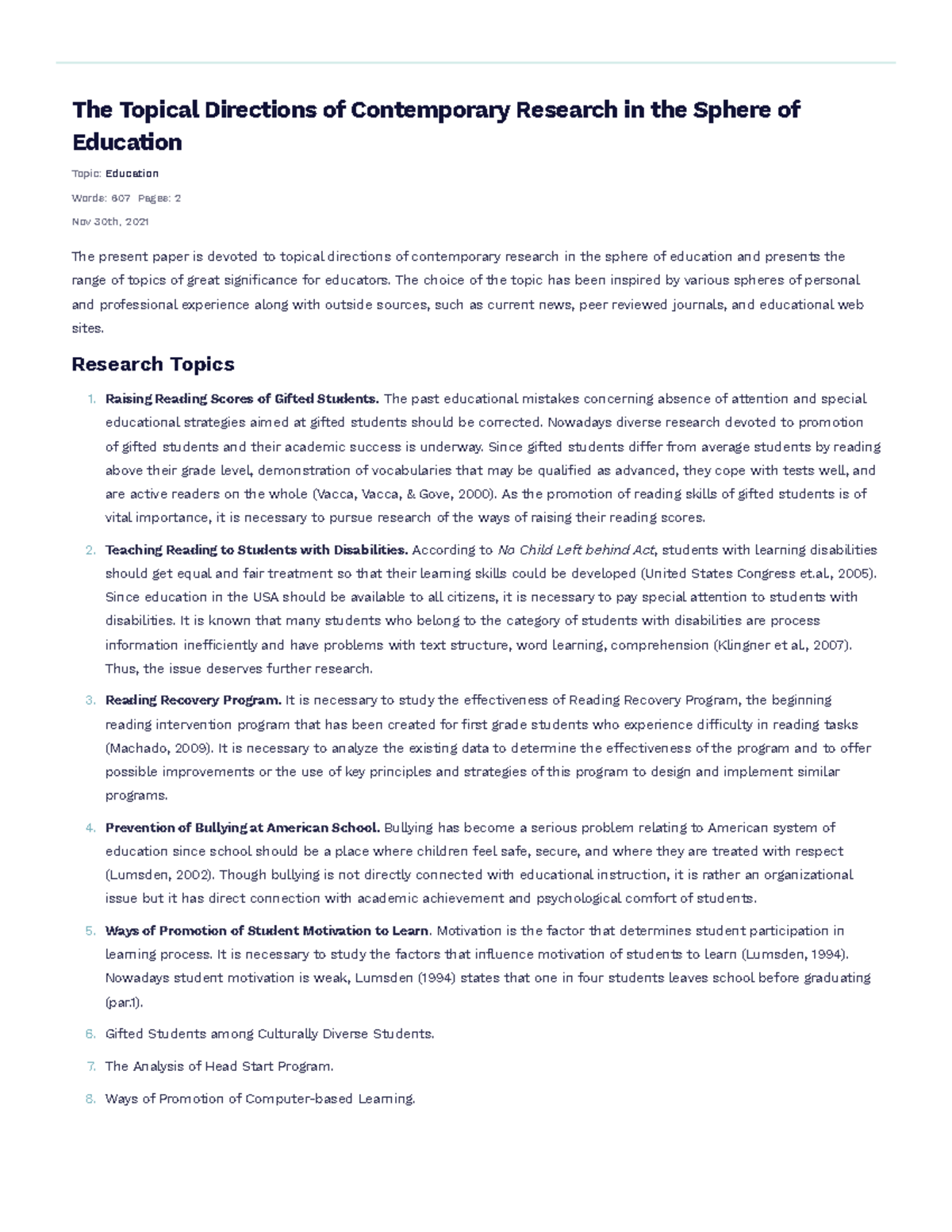 The Topical Directions of Contemporary Research in the Sphere of ...