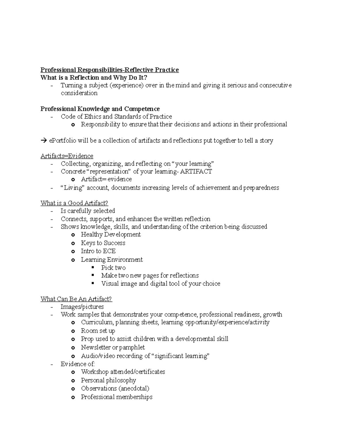 Professional Responsibilities - Professional Responsibilities ...