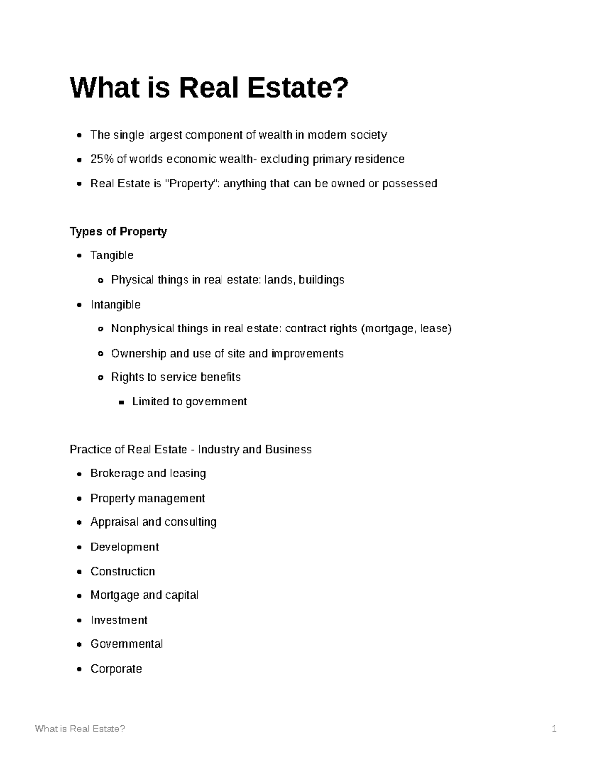 Is Real Estate A Proper Noun