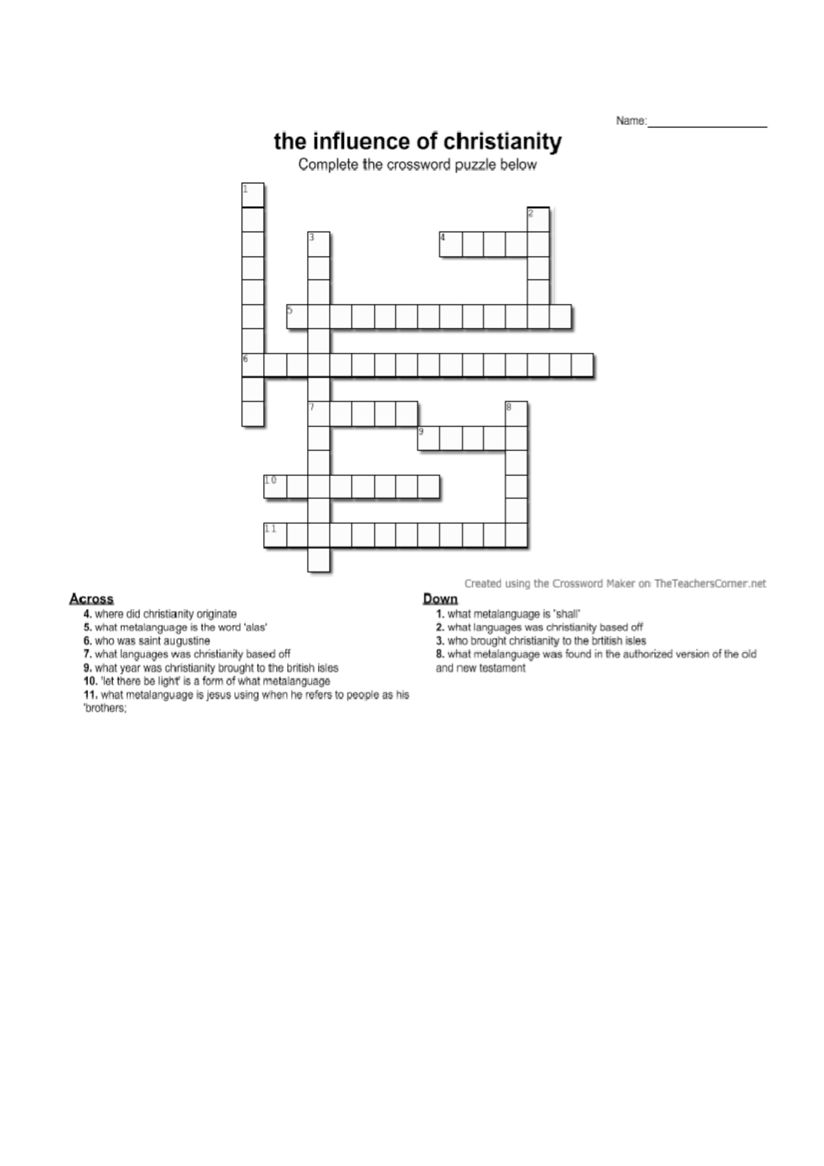 crossword-of-the-engloush-language-mcd2140-monash-studocu