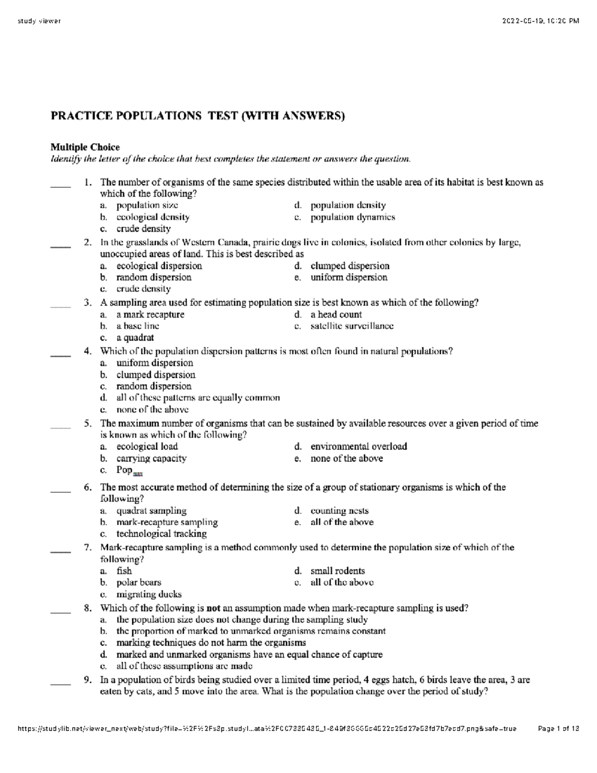 Practice test ecology - good - studylib/viewer_next/web/study&amp;safe=true ...