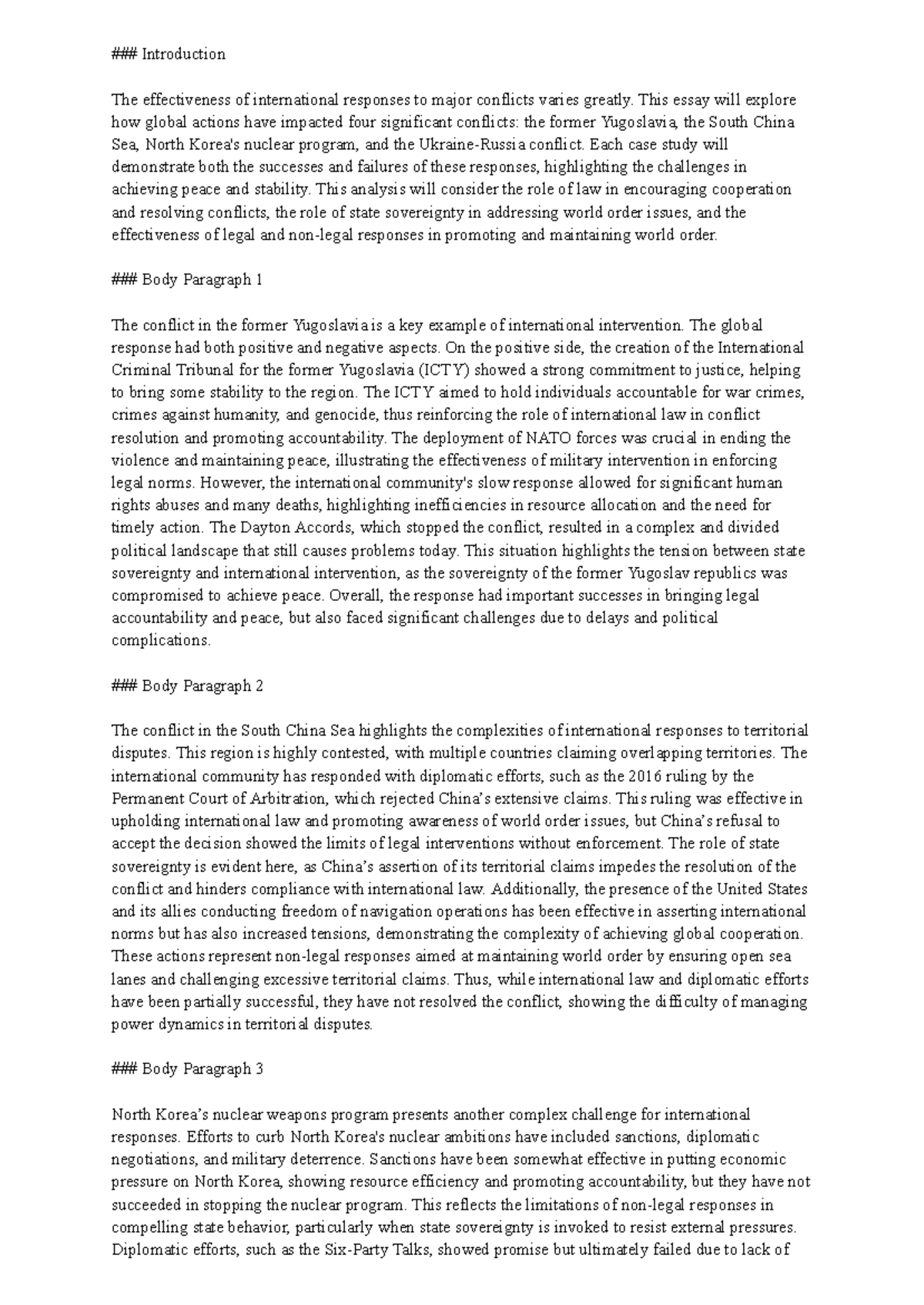 - AT3 Scaffold - english essay - Introduction The effectiveness of ...
