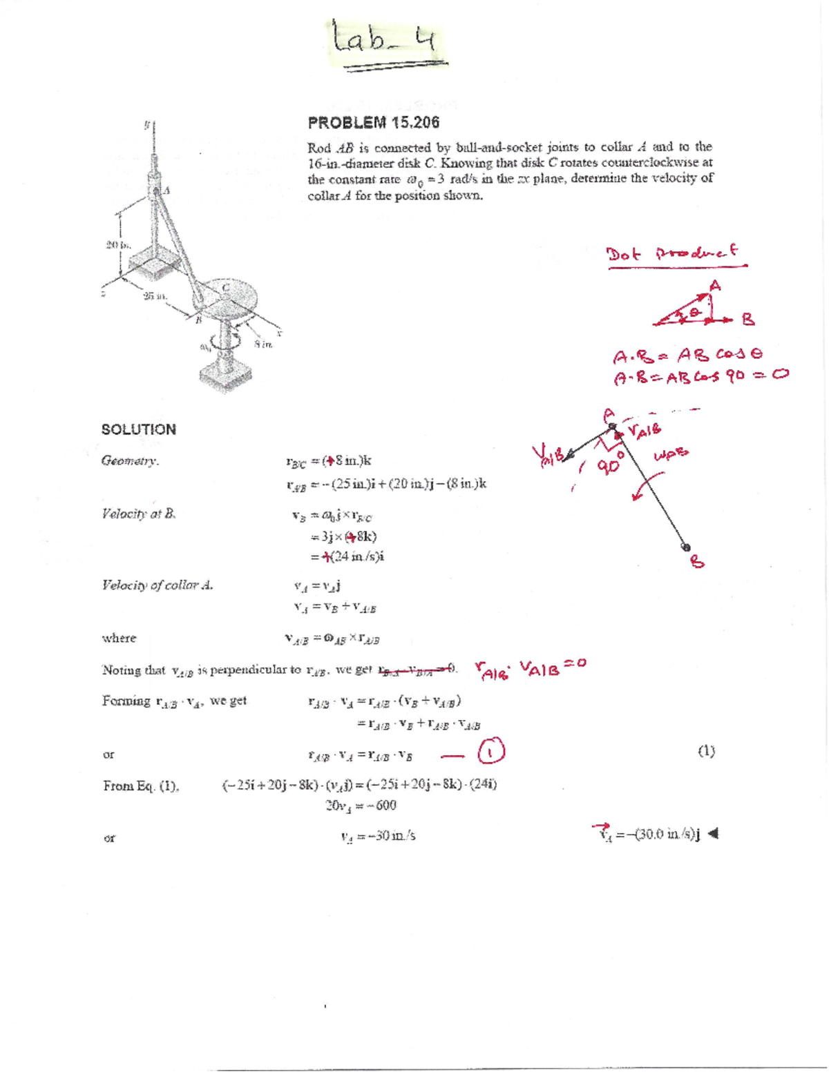 Lab 4 Dynamics Lab 06 92 210 Studocu