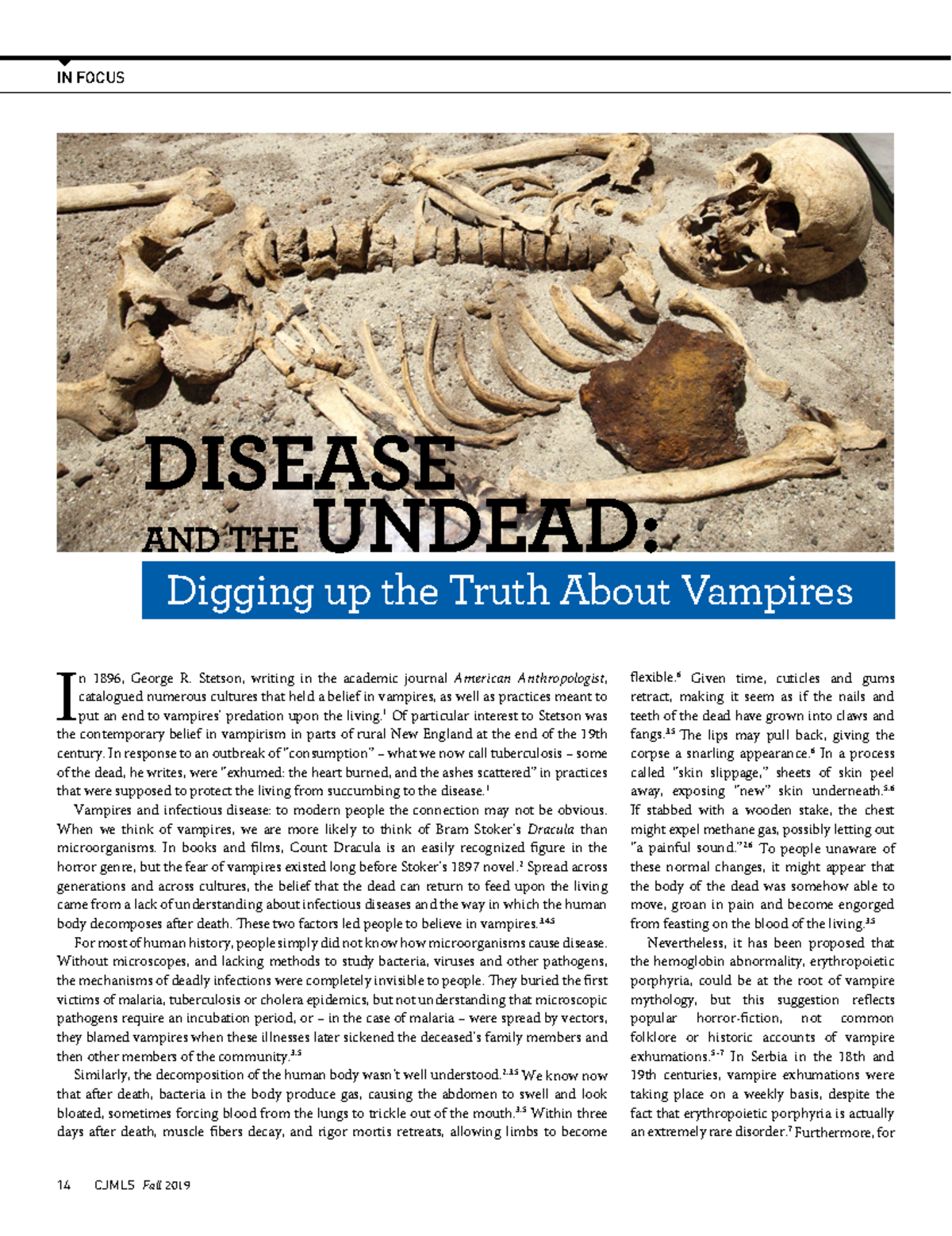 Vampire - fundamentals assignment 1 template - IN FOCUS 14 CJMLS Fall ...