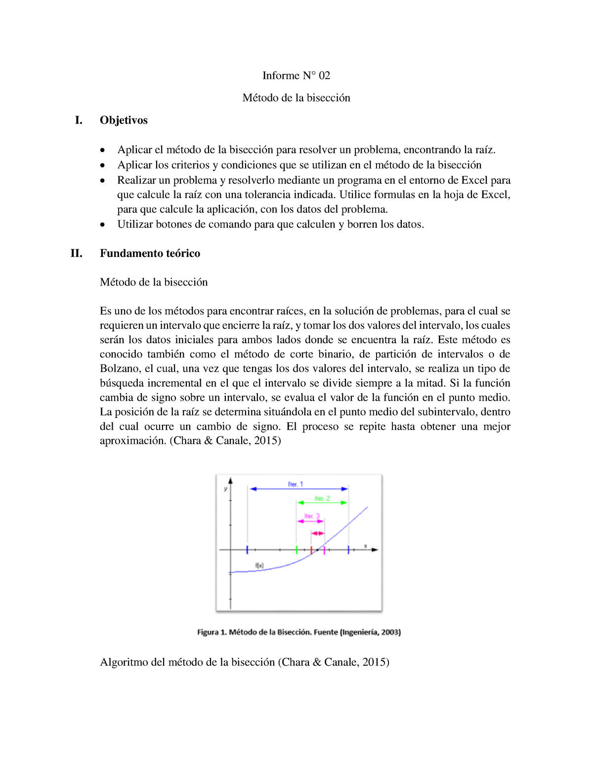 Informe Metodo Biseccion - Metodos Numericos - UNSA - Studocu