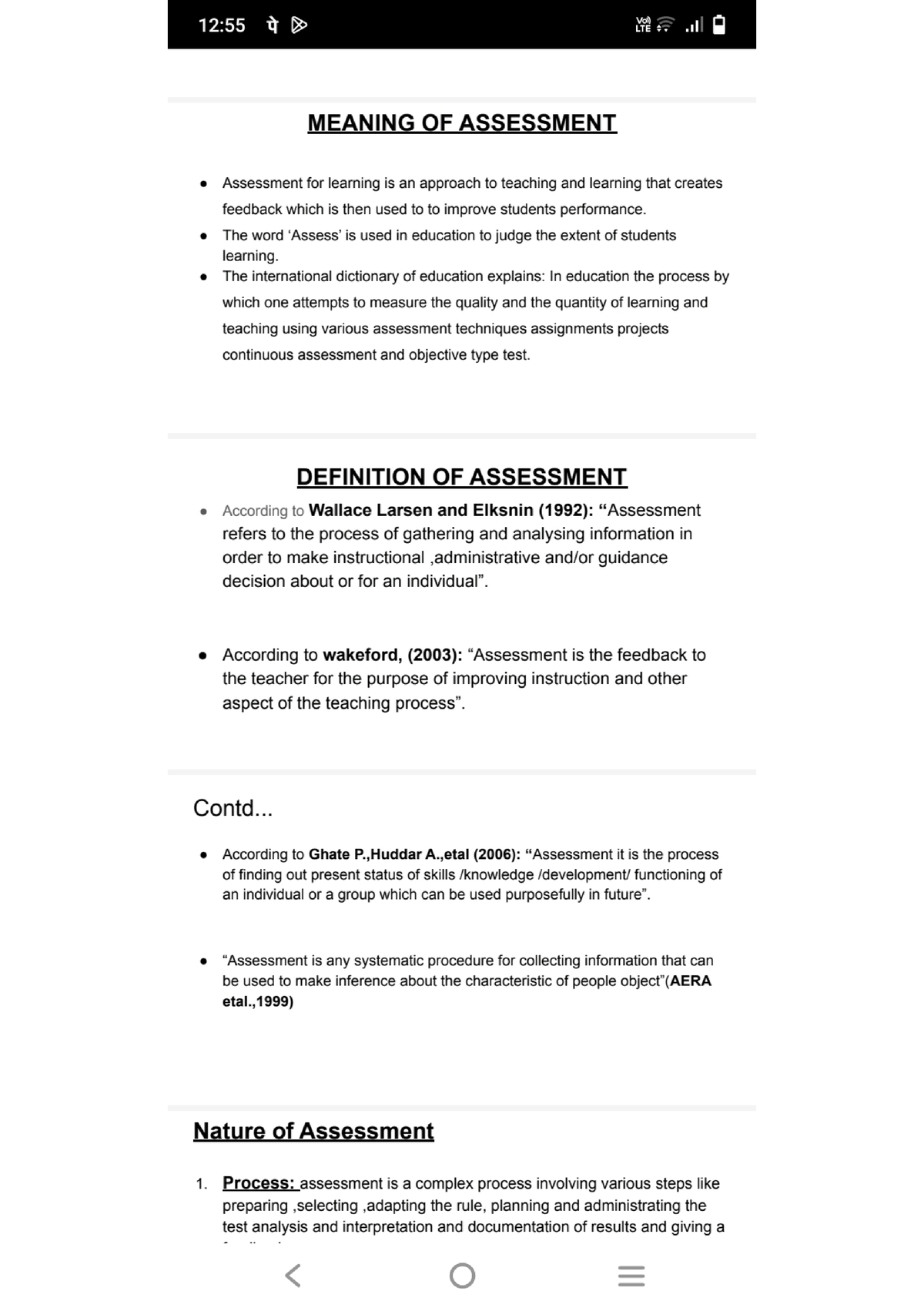 Assessment - Google - B.Ed - Studocu