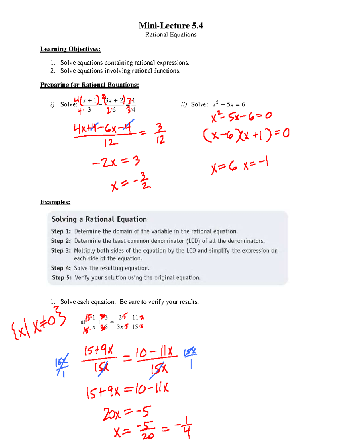 5-4c - will help you in math and help you critically - Mini-Lecture 5 ...