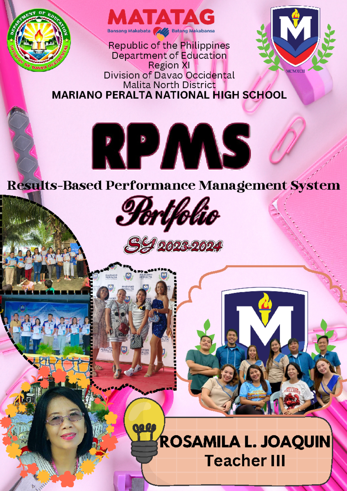 RPMS 2024 Objectives - Republic of the Philippines Department of ...