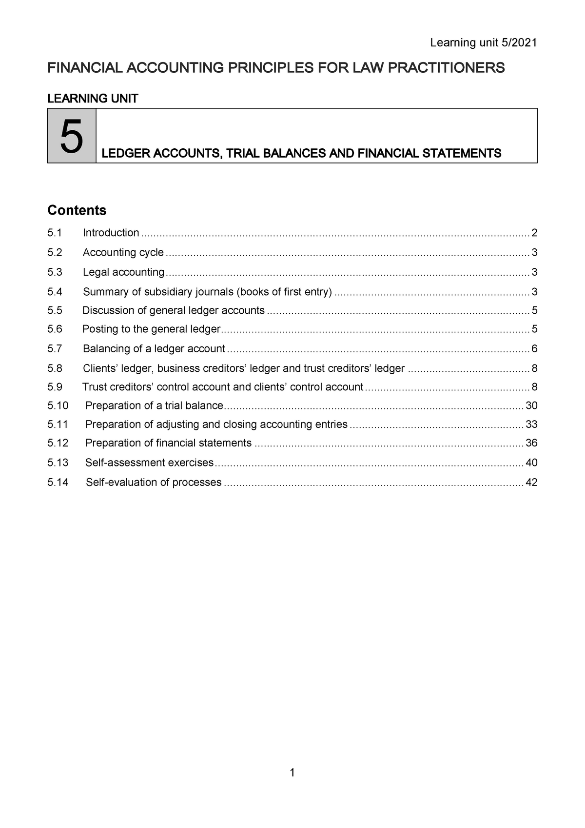 unit 5 accounting principles assignment