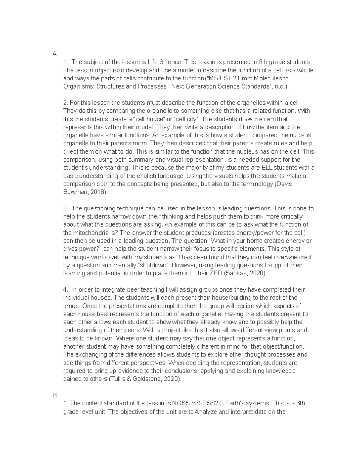 OMM1 TASK 3 - Increasing Understanding AND Knowledge Retention - A. 1 ...