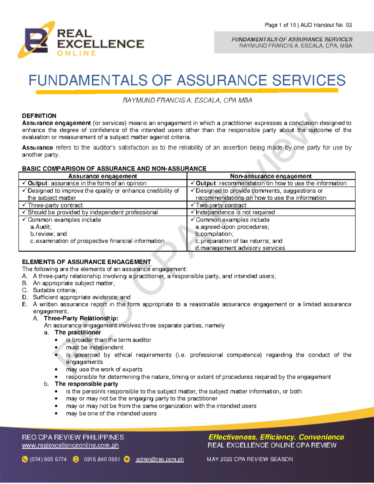 03-fundamentals-of-assurance-services-reo-cpa-review-fundamentals-of