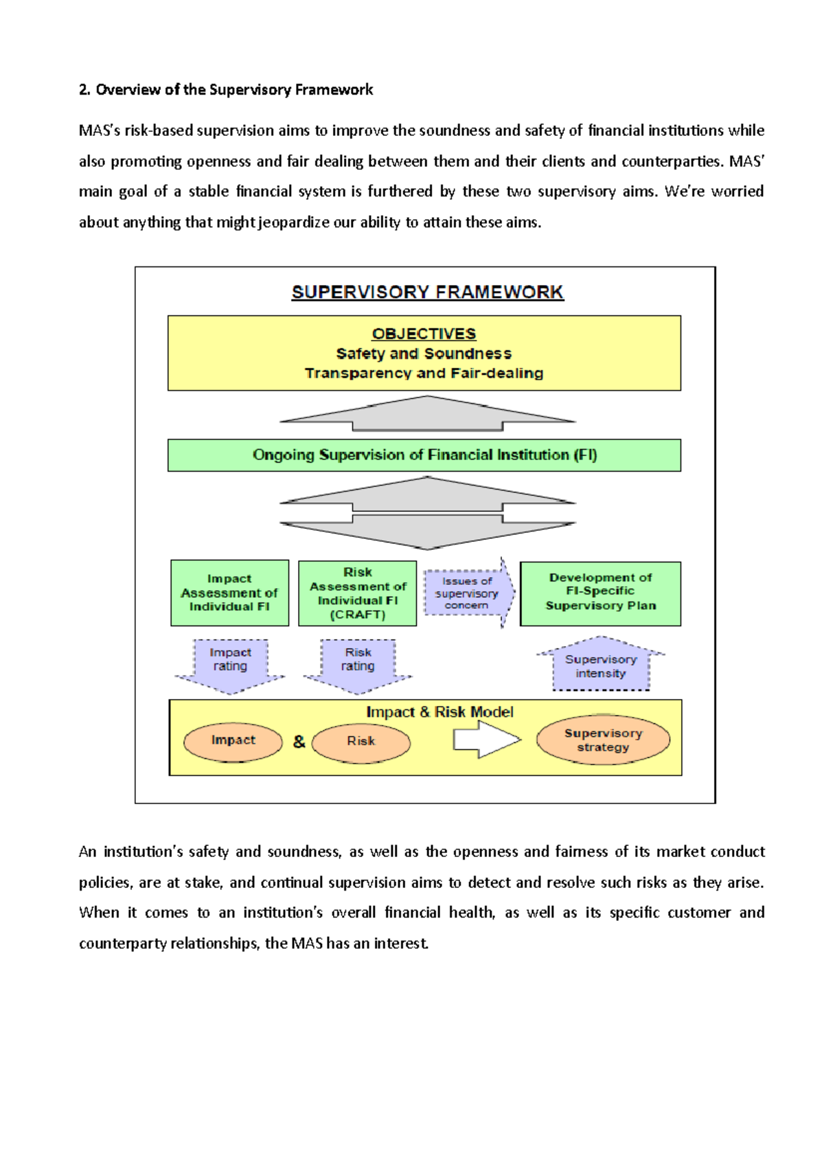 Risk Management Framework in Monetary Authority of Singapore - 2 ...
