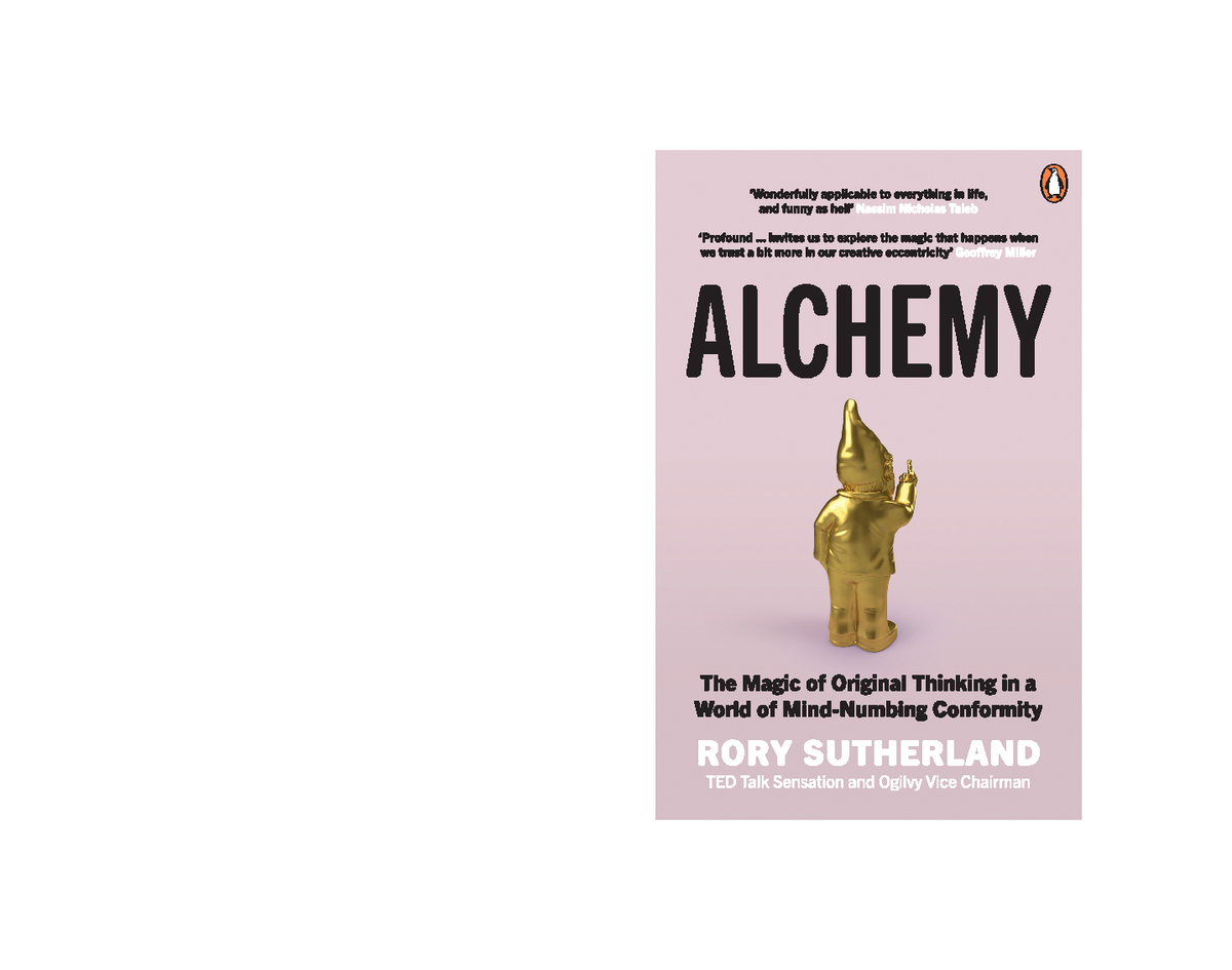 Alchemy ‘This is a breakthrough book Mother Reality makes sense in