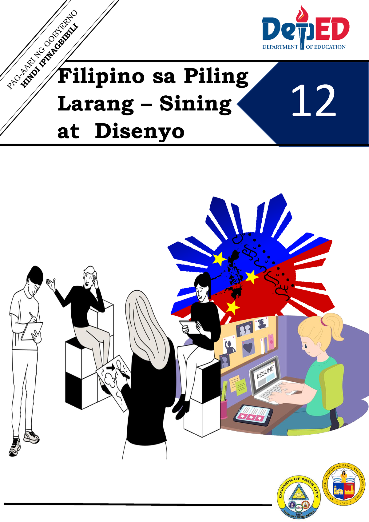 Fil12 Q3 M1 Sining At Disenyo 12 Filipino Sa Piling Larang Sining At Disenyo Filipino 4041